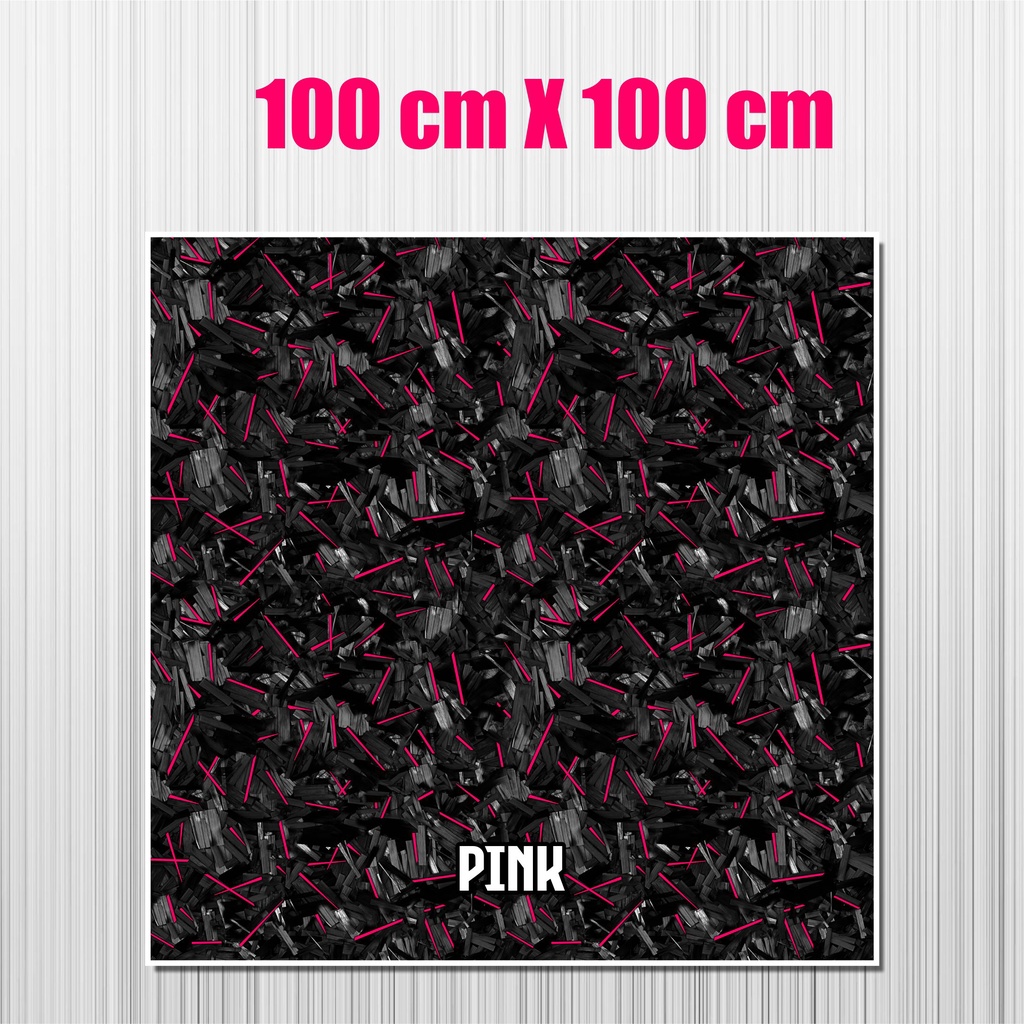 Sticker Carbon Forged Stiker Motor ( 100 CM X 100 CM )