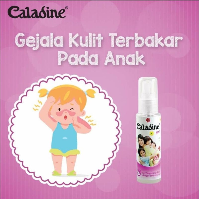 Caladine gel  dingin 50 ml Pereda Gatal/kulit terbakar matahari