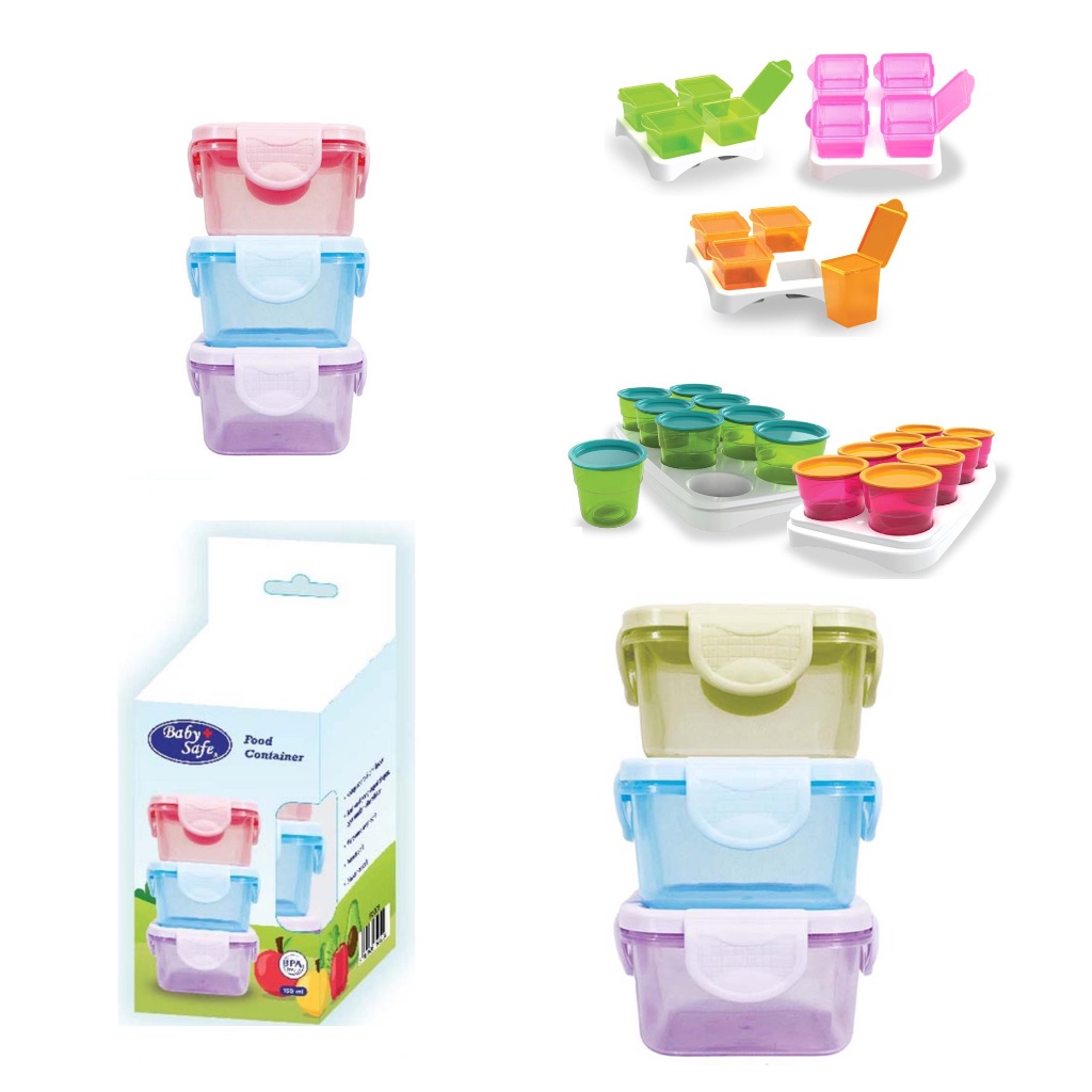 BABYSAFE MURAH FOOD CONTAINER / WADAH PENYIMPAN MAKANAN  BABY SAFE WADAH MAKANAN MPASI AP009 AP011 FC003 FC002 SC03G FC005 FC04A FC006