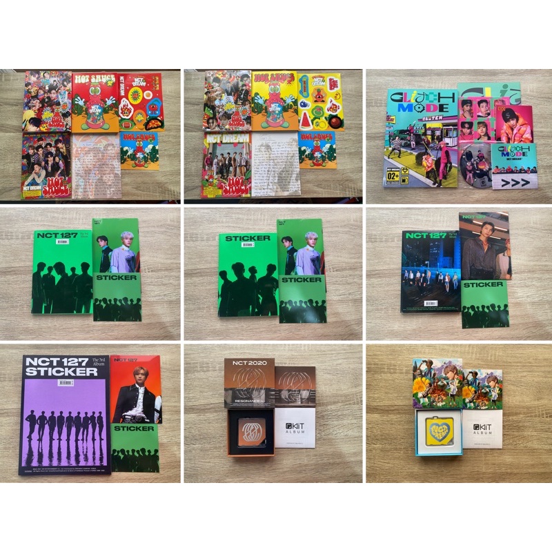 [wajib baca desc] NCT album only photobook kihno hot sauce hello future sticker glitch mode glimo re