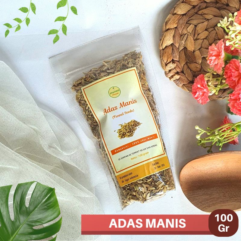 

100 gram Adas Manis / Fennel Seeds