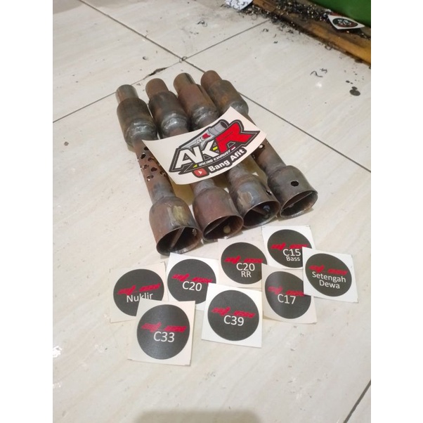 saringan altech c17 c20 c20rr boban c33 nuklir knalpot sarangan knalpot rx king ss