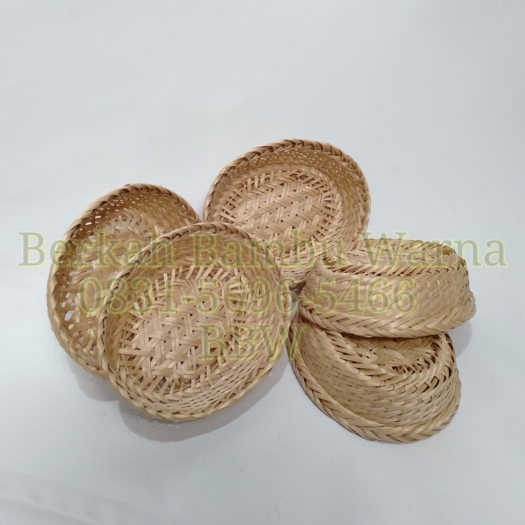 Jual Packaging Natural Sovenir Kemasan Bambu Keranjang Bambu Oval Natural Keranjang 3454