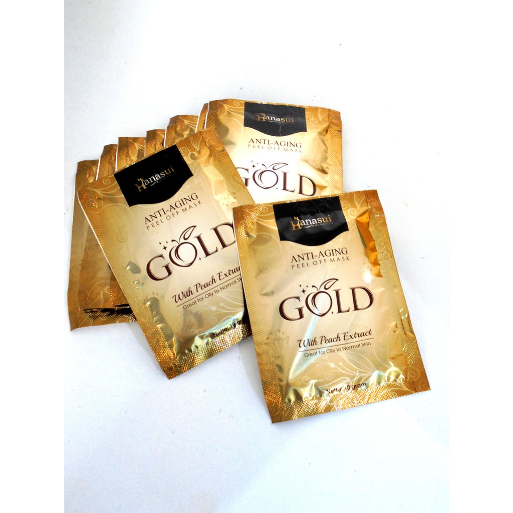 [COD] - Hanasui Masker Naturgo Gold Original BPOM