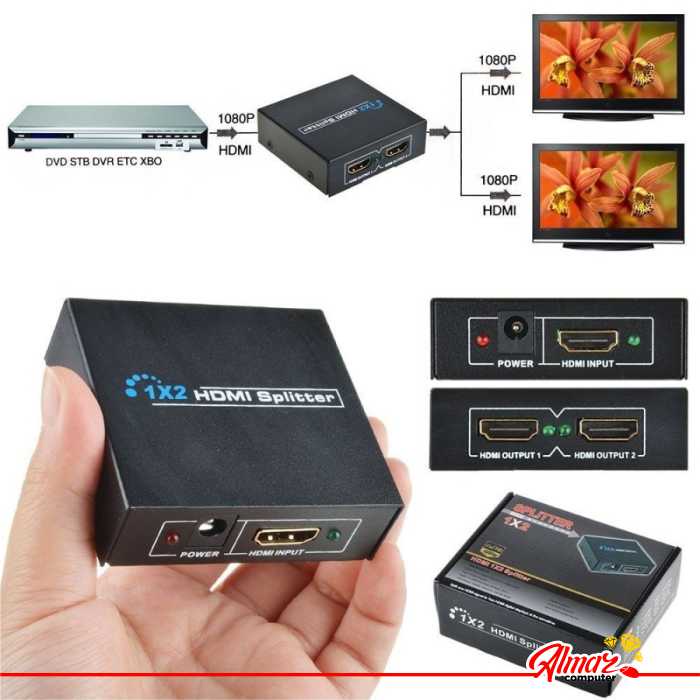 Splitter Hdmi 2port / HDMI Spliter 2 port