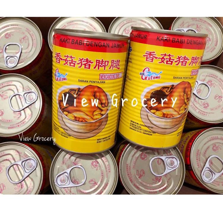 

TERLARIS BRANDS FESTIVAL Gulong pork leg with mushroom/kaki babi kaleng dengan jamur 397gr !!!