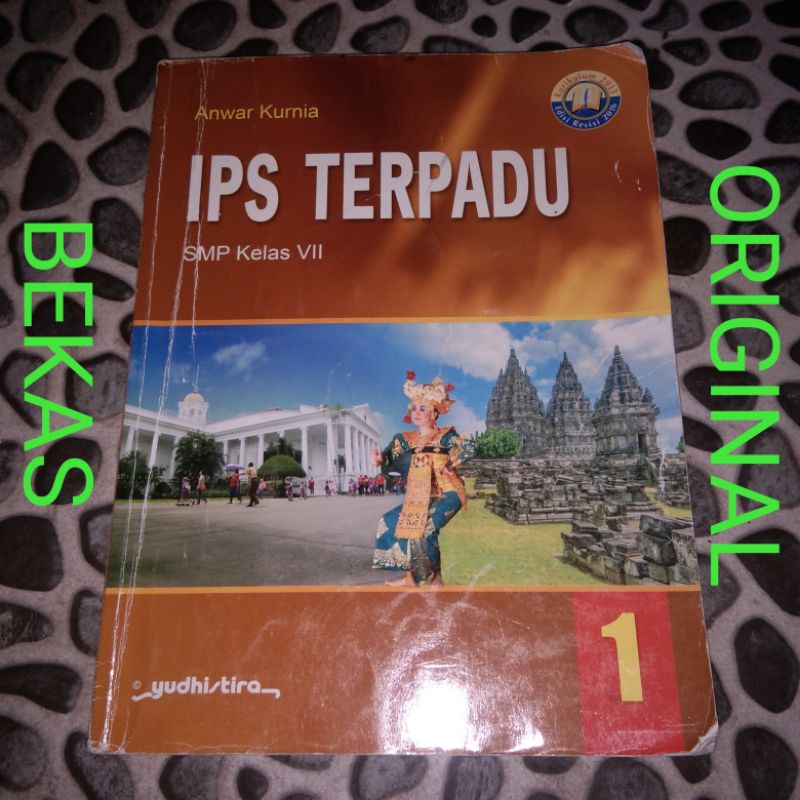 Jual Buku Ips Terpadu Ilmu Pengetahuan Sosial Kelas 7 Vii 1 Smp Mts