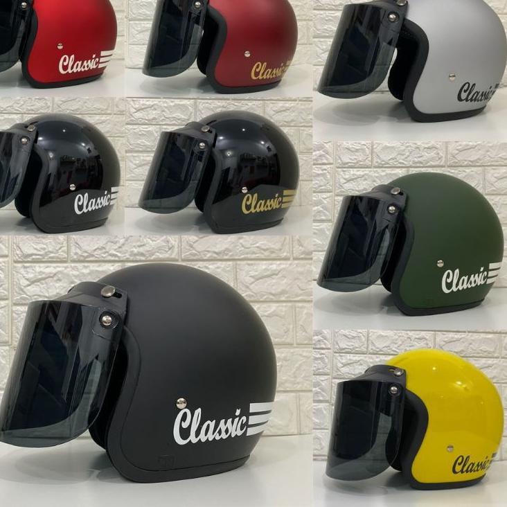 Model Baru Helm bogo classic dewasa SNI , Helm bogo retro pria dan wanita , helm dewasa SNI, Helm bo