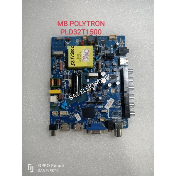 MB MOTHERBOARD MAINBOARD MESIN TV LED POLYTRON 32 PLD32T1500S PLD32T1500 PLD-32T1500S PLD-32T1500
