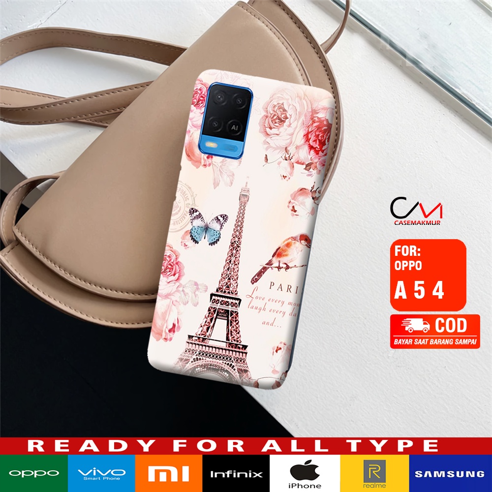 [G68] Casing Motif Paris Oppo A54 - Case Oppo A54 - Fashion Case Full Print