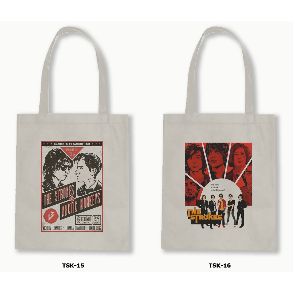 TOTE BAG BLACU - THE STROKES 1