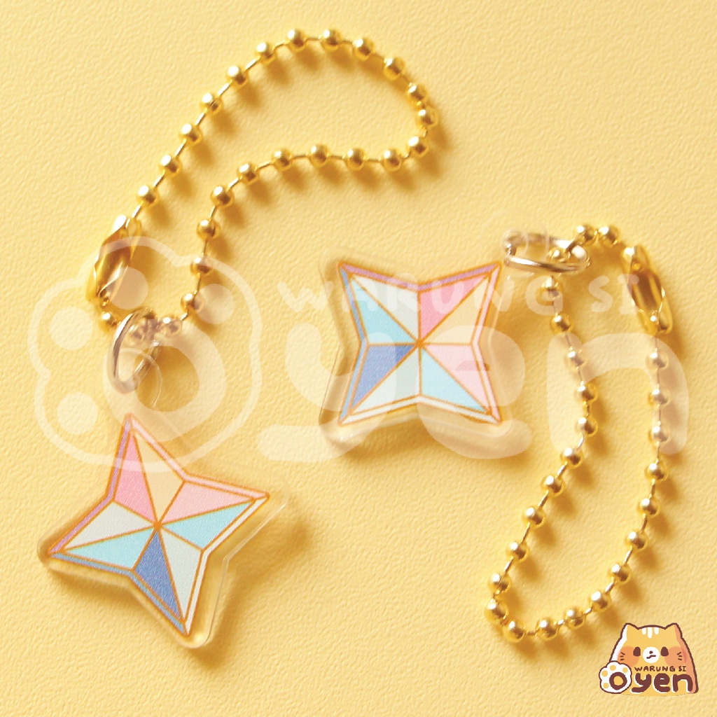 Genshin Impact Primogems Acrylic Keychain