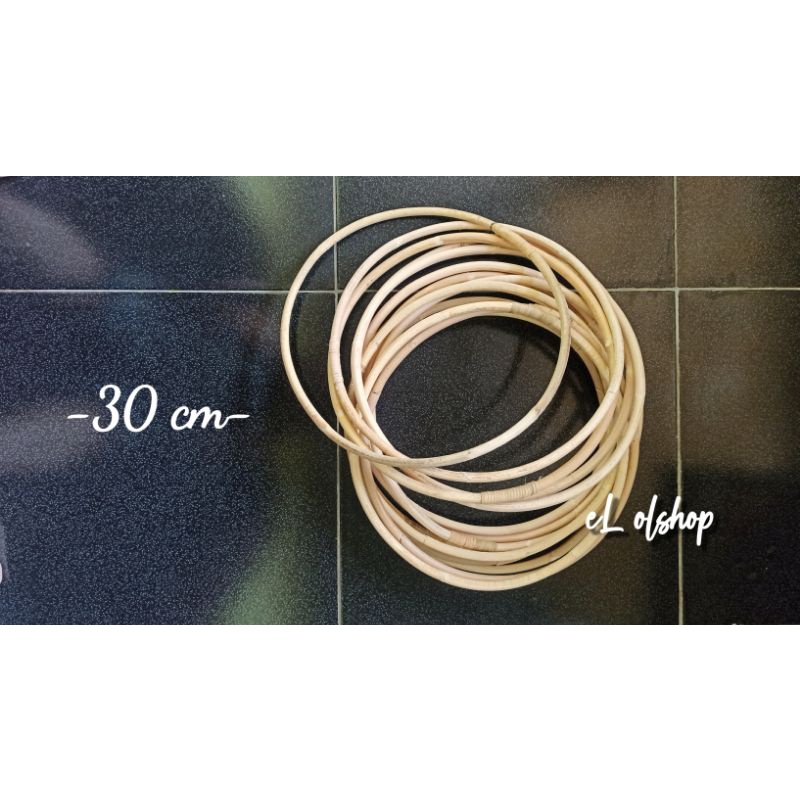 gelang rotan ring rotan ring macrame 30 cm rattan