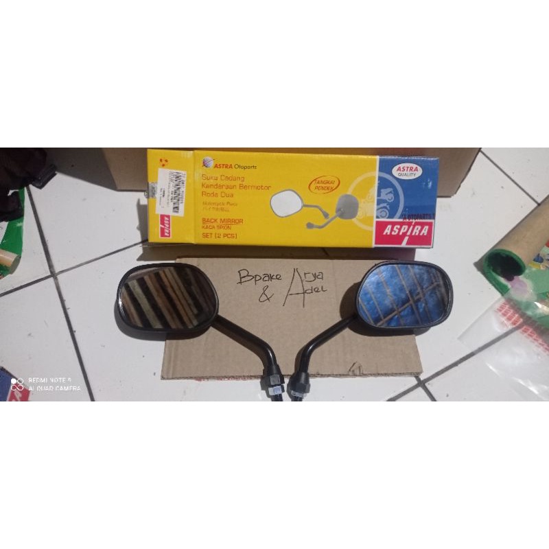 spion yamaha gagang tangkai pendek aspira