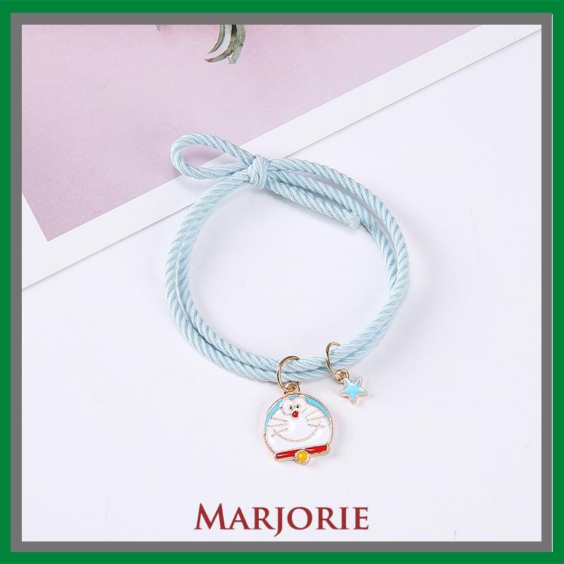 2 Pcs/set Lucu Kartun Magnet Menarik Pecinta Gelang Ikat Rambut Penggunaan Ganda Tali Rambut Hiasan Kepala Perhiasan - SD-MJD
