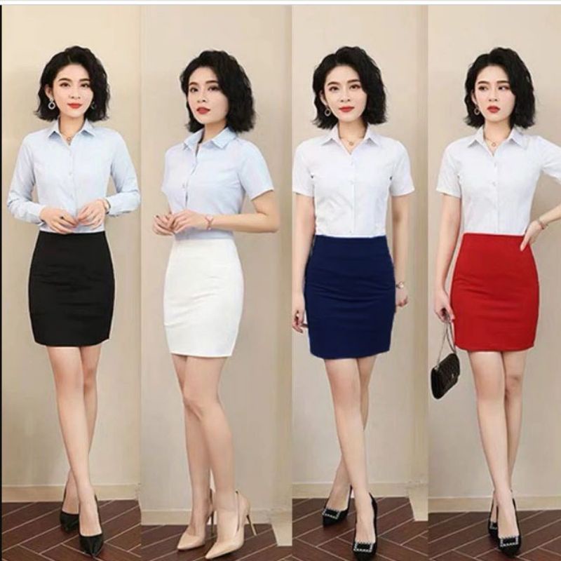 Rok Span Pendek Pensil Span Mini Fashion Span Scuba Premium Span Kasual Formal Kerja