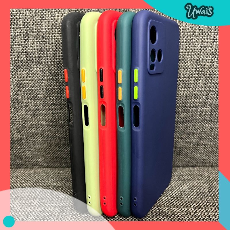 Slim Case doff silicon softcase tebal protect kamera vivo V23 V23e