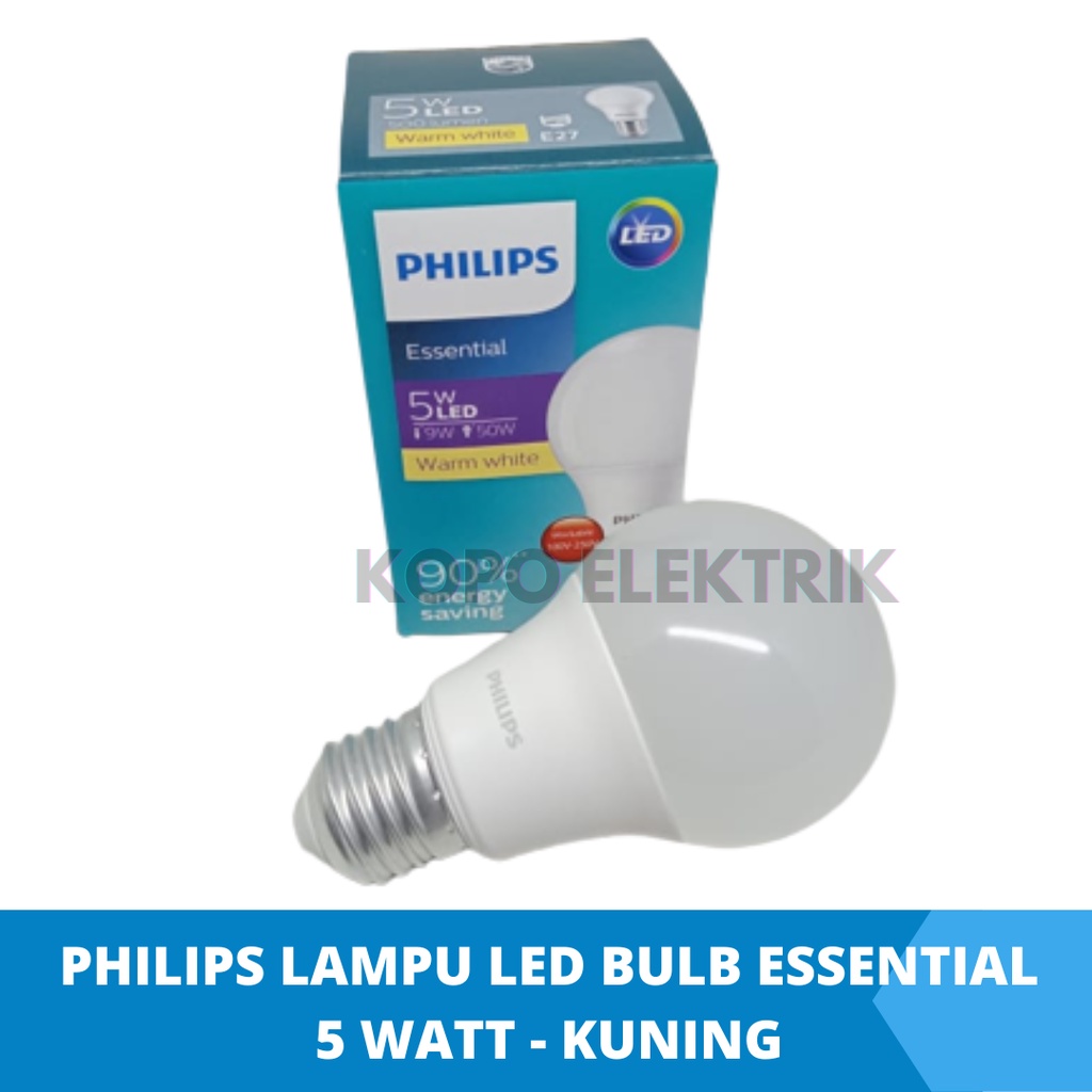 Philips Lampu Bulb LED Essential 5 Watt