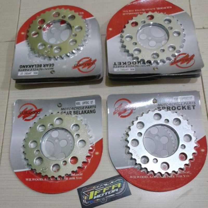 Gir gear belakang kecil yamaha model sss  31T  32T wilwood