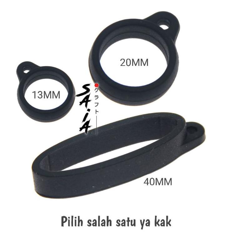 "BUG.18Oc22ž" Lanyard pods SAIA gantungan tali simpel paracord dan pilih karet 40mm 20mm 13mm