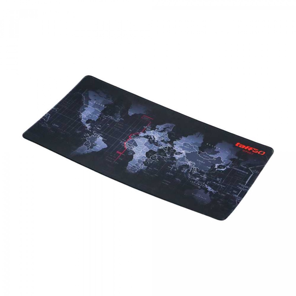 TaffGO Mouse Pad Gaming XL Desk Mat Motif Peta Dunia