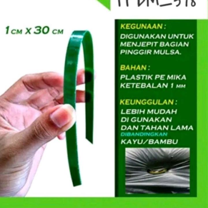 Tren Terbaru SUJEN/ PASAK MULSA 185 BIJI PENJEPIT PLASTIK MULSA MODERN PASAK PENGANTI KAYU PANJANG  