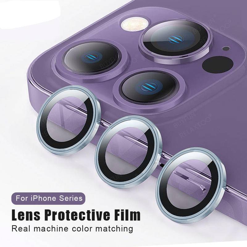 Tempered Glass Pelindung Lensa Kamera Belakang iPhone 14 13 Pro Max 14 Plus