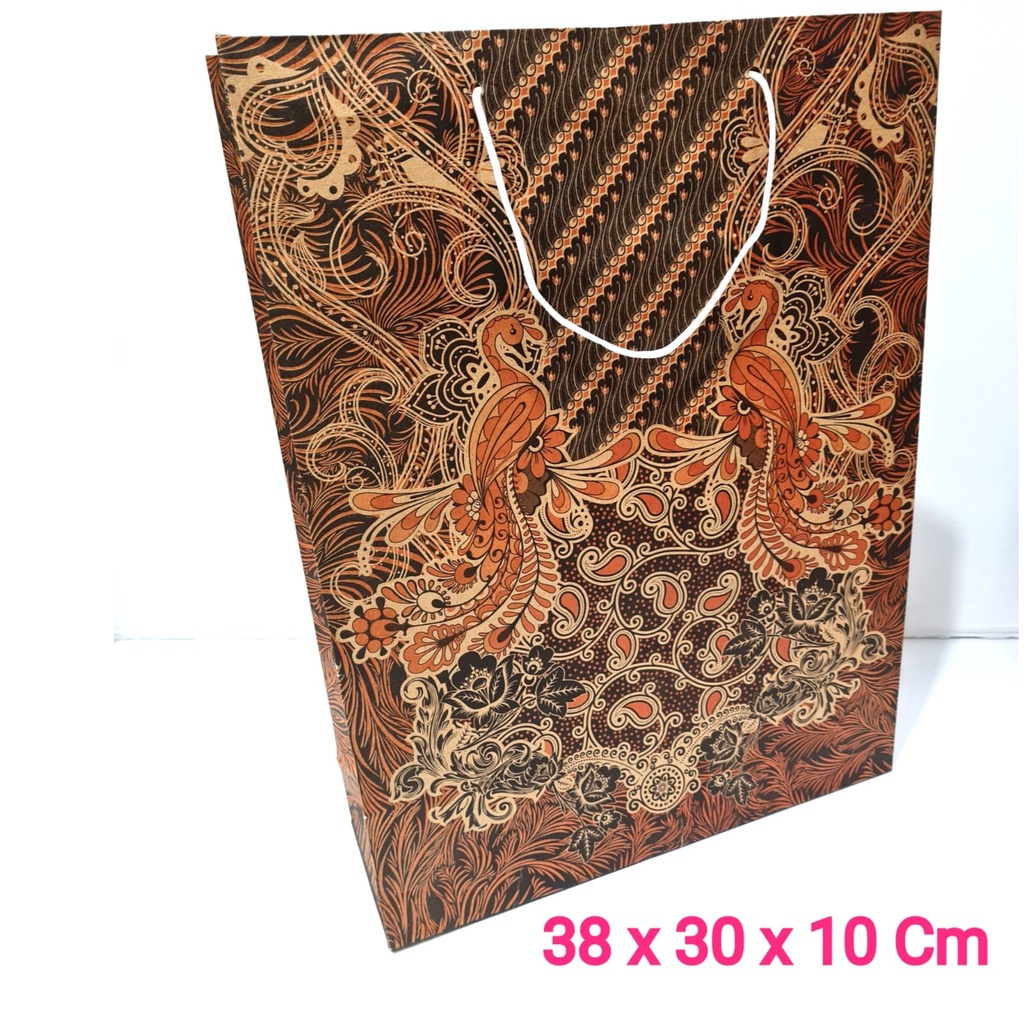 

12 Pcs Paper Bag Batik Besar RANDOM