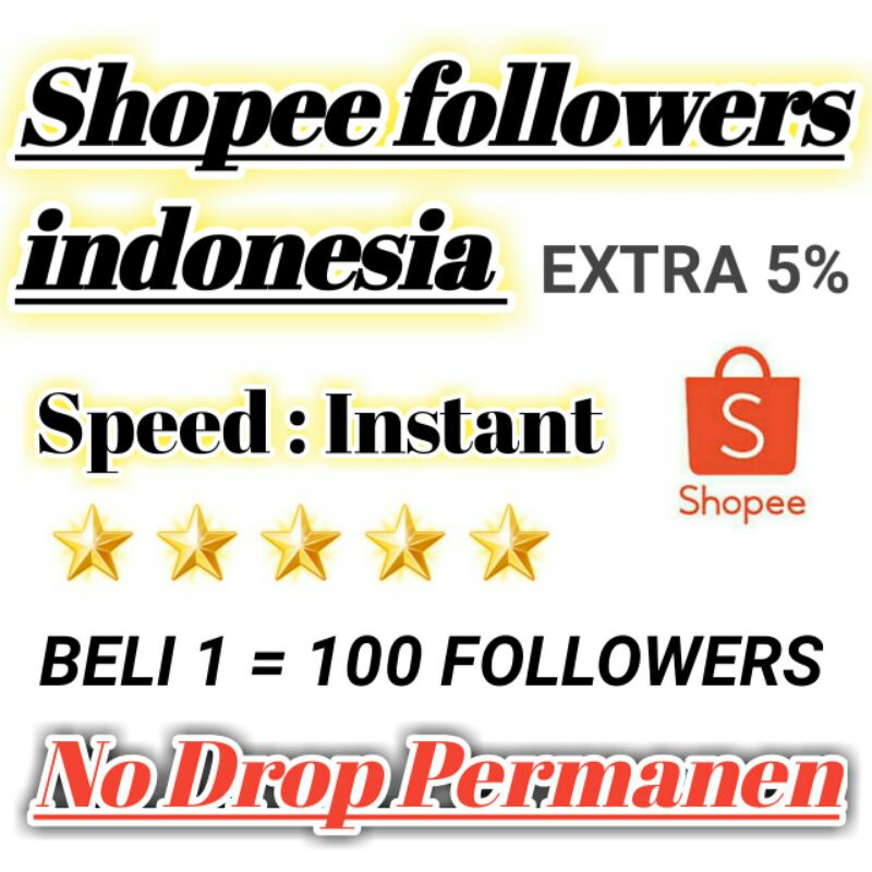 Jual Layanan Followers Sho'pee Indonesia Anti Drop Proses Instan ...