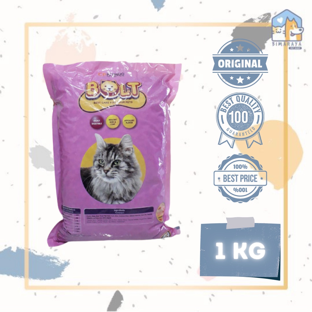BOLT SALMON CAT FOOD / MAKANAN KUCING REPACK