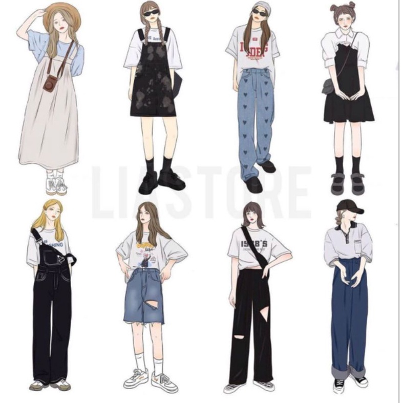 

stiker outfit girls stiker ootd