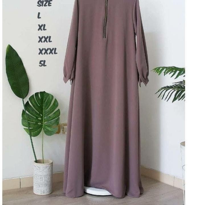 Langsung Kirim Raisa Baju Gamis Wanita Polos Jumbo Terbaru 2022 / Gamis Raisa Polos Jumbo / Gamis Po