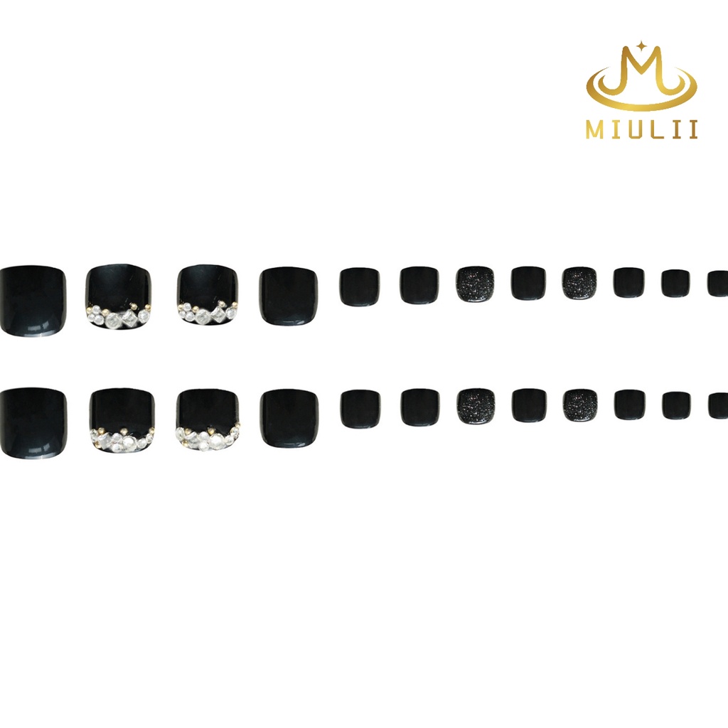 MIULII / KUKU PALSU   A0574  / 24PCS / 3D / NAIL ART / PREMIUM / CUTE / FREE LEM JELLY / KUTEK