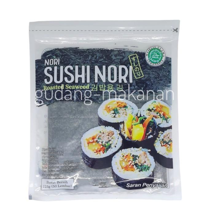 

Sushi Nori Halal isi 50 lembar