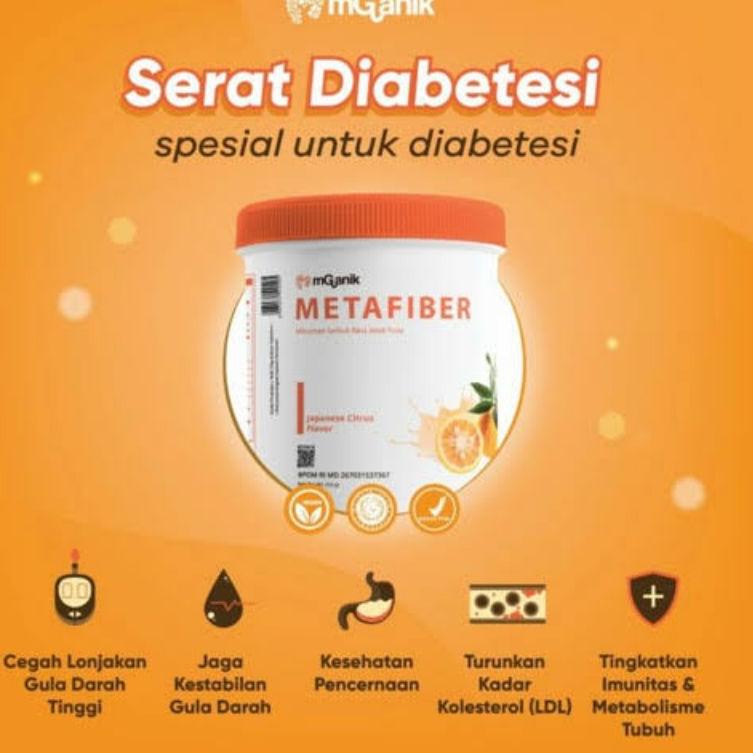 

⇟ MGANIK METAFIBER 252 Gr Gram 42 Serving Minuman Serat Fiber Untuk Diabetes M ganik Meta fiber ⇵