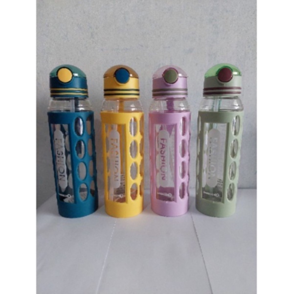 BOTOL MINUM FASHION JARING WARNA WARNI MK-477 620ml