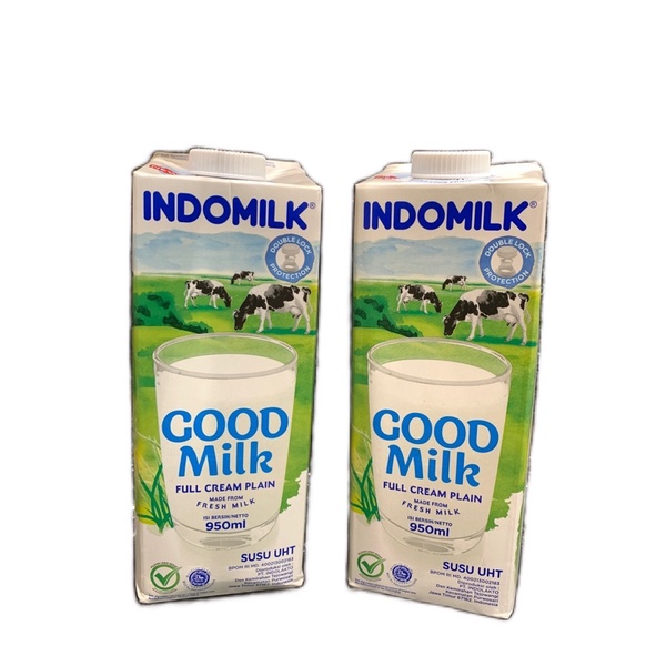 

Susu UHT Indomilk Plain 950ml | Susu Indomilk | Full Cream Plain