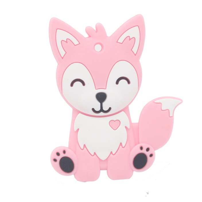 TC 8 | TEETHER BAYI MODEL RUBAH | MAINAN GIGITAN ANAK BAHAN SILICONE BPA FREE | RUZAIN MALL