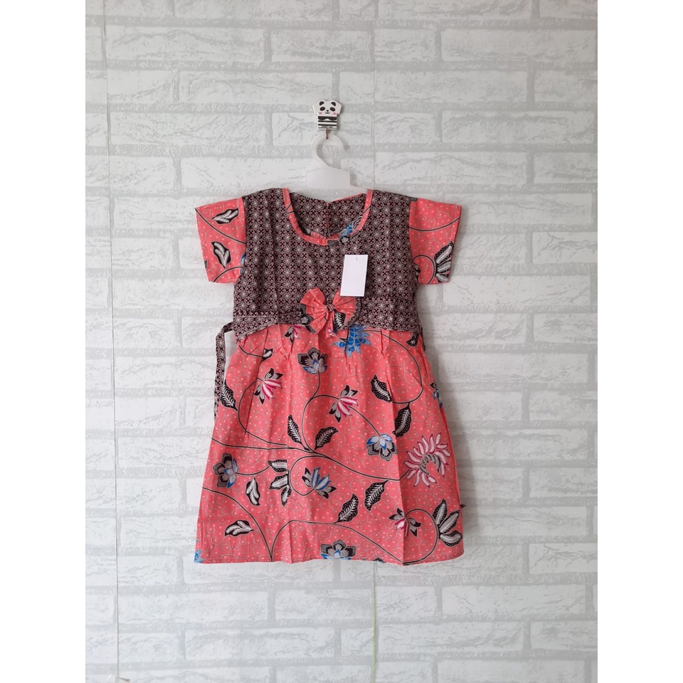 Dress batik anak size L