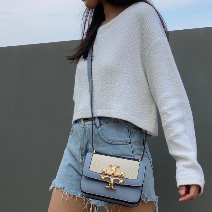 Shoulder bag Wanita Tory burch eleanor small canvas convertible