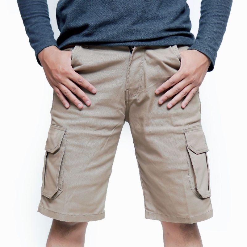CELANA CARGO PENDEK PRIA JUMBO TERBARU SIZE 28-38