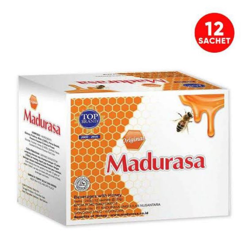 Madurasa Sachet / Madurasa Original / Madurasa 1 box isi 12 sachet @20gram