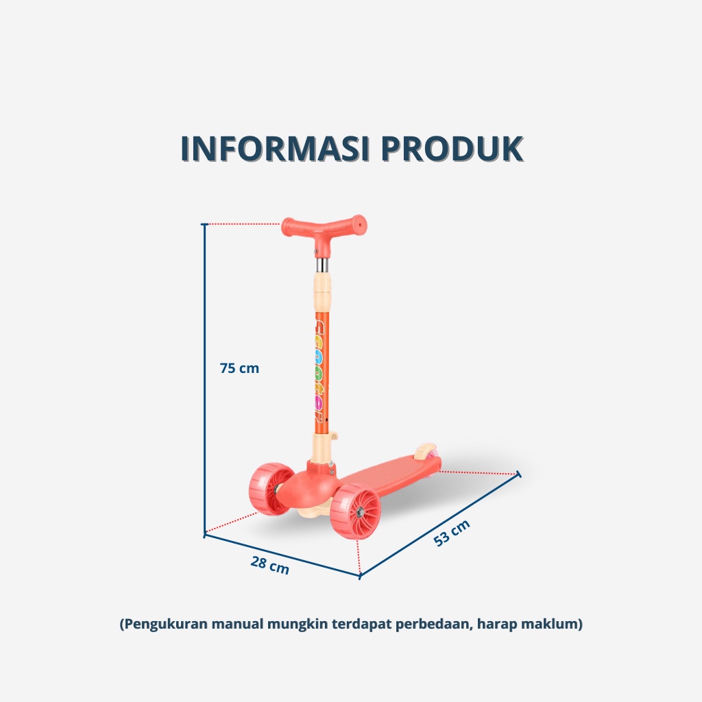 KID SCOOTER ANAK SKUTER ANAK SEKUTER ANAK SEPEDA ANAK SCOOTER OTOPED ANAK KICKBOARD KIDDAILY
