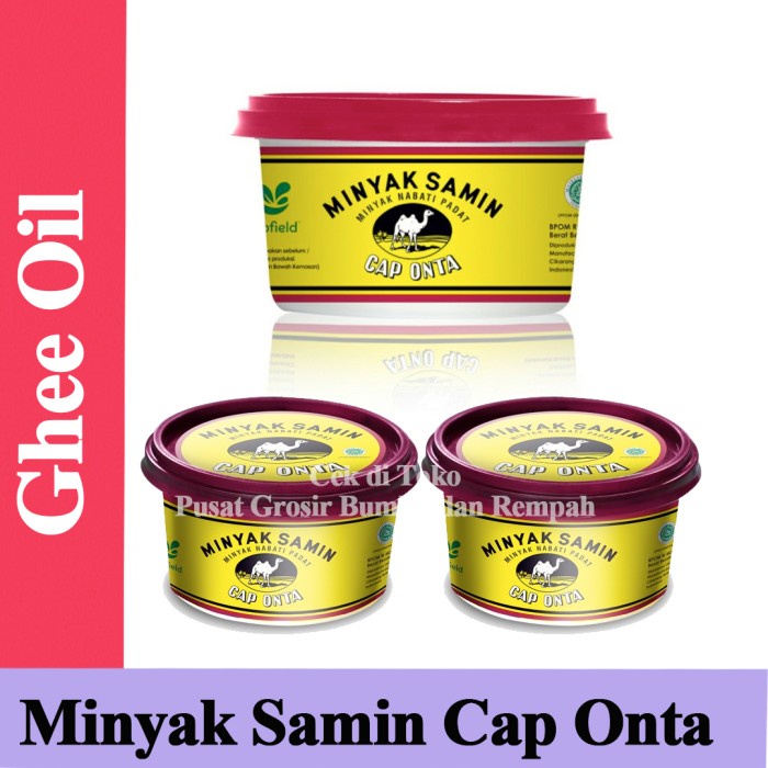 Minyak Samin Cup Cap Onta 250 gram / Ghee Oil / MInyak Samin Cap Onta