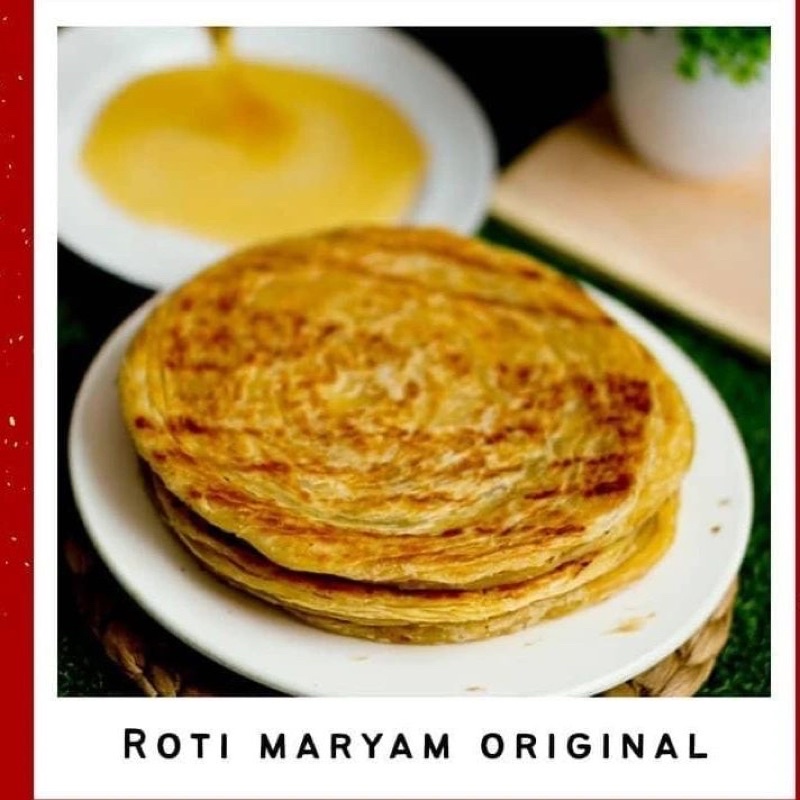 

Roti Canai / Roti Maryam / Roti Konde Gurih, Legit & Garing (FROZEN FOOD)