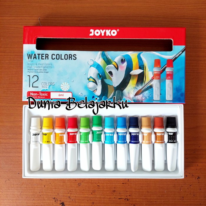 

Mantap Cat Air / Water Colors Titi Set 6Ml Diskon