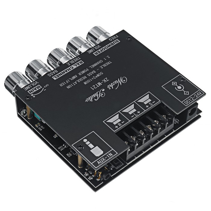 【ZK-MT21】 2.1 channel bluetooth modul penguat daya digital daya tinggi 50W * 2 + 100W nada tinggi dan rendah super subwoofer