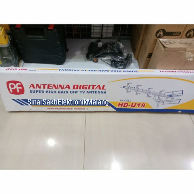 Anten Antena Luar Digital PF HD U19 TV Outdoor HDU19 HDU 19 Analog Bisa Stb Bisa