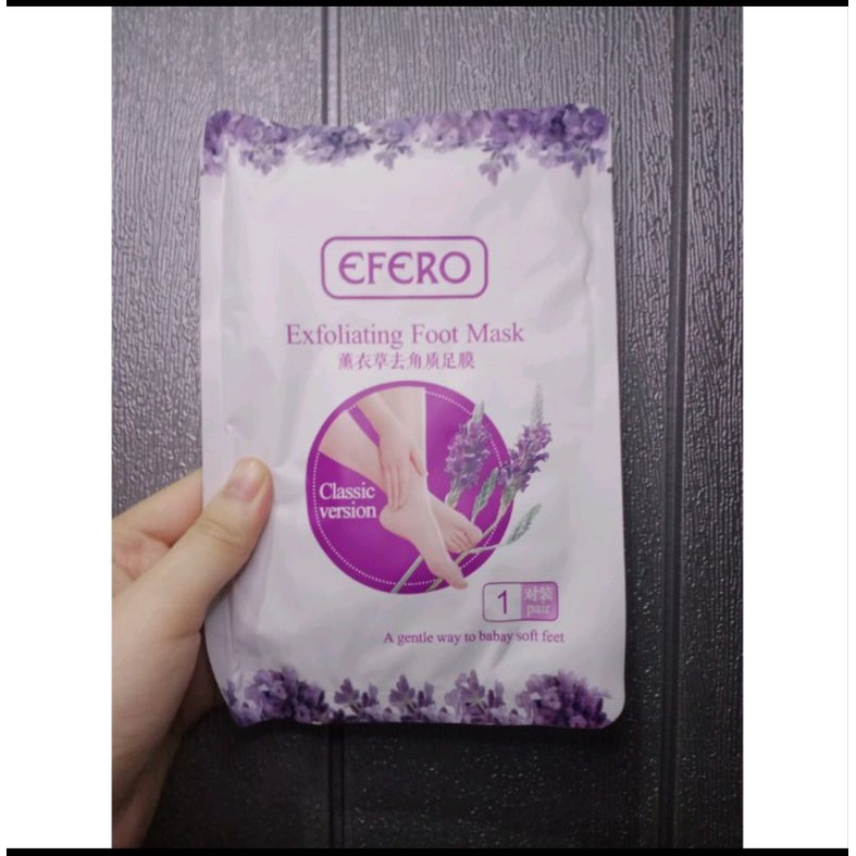 EFERO FOOT MASK masker kaki FOOT PEELING exfoliating foot mask