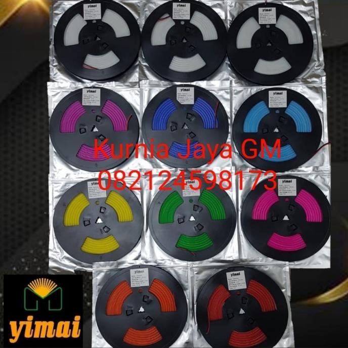 Neon Flex LED YIMAI DC12volt 5meter Selang Flexible LED Susu 6mm YIMAI